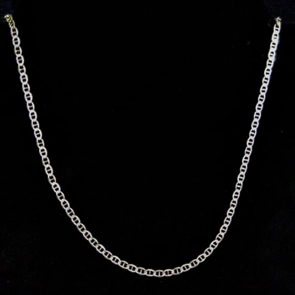 925 silver curb necklace